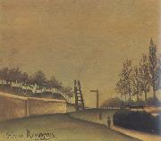 Henri Rousseau View of Vanves to the Left of the Gate of Vanves oil painting on canvas